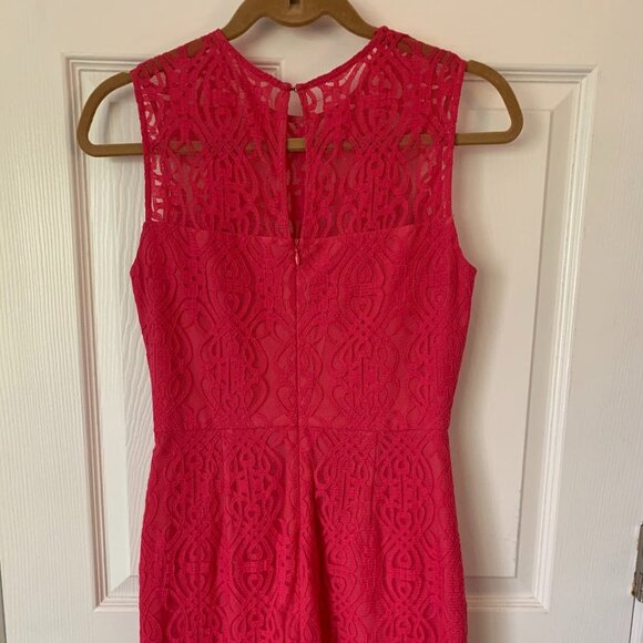 CeCe by Cynthia Steffe Pink Lace Cocktail Dress - Picture 3 of 4